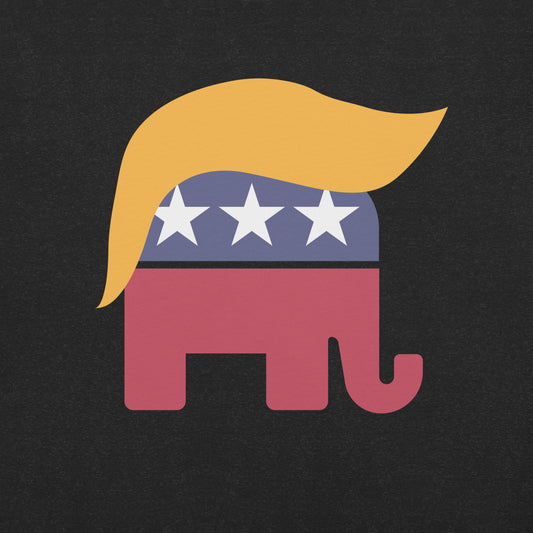 Elephant with Trump Hair Tshirt