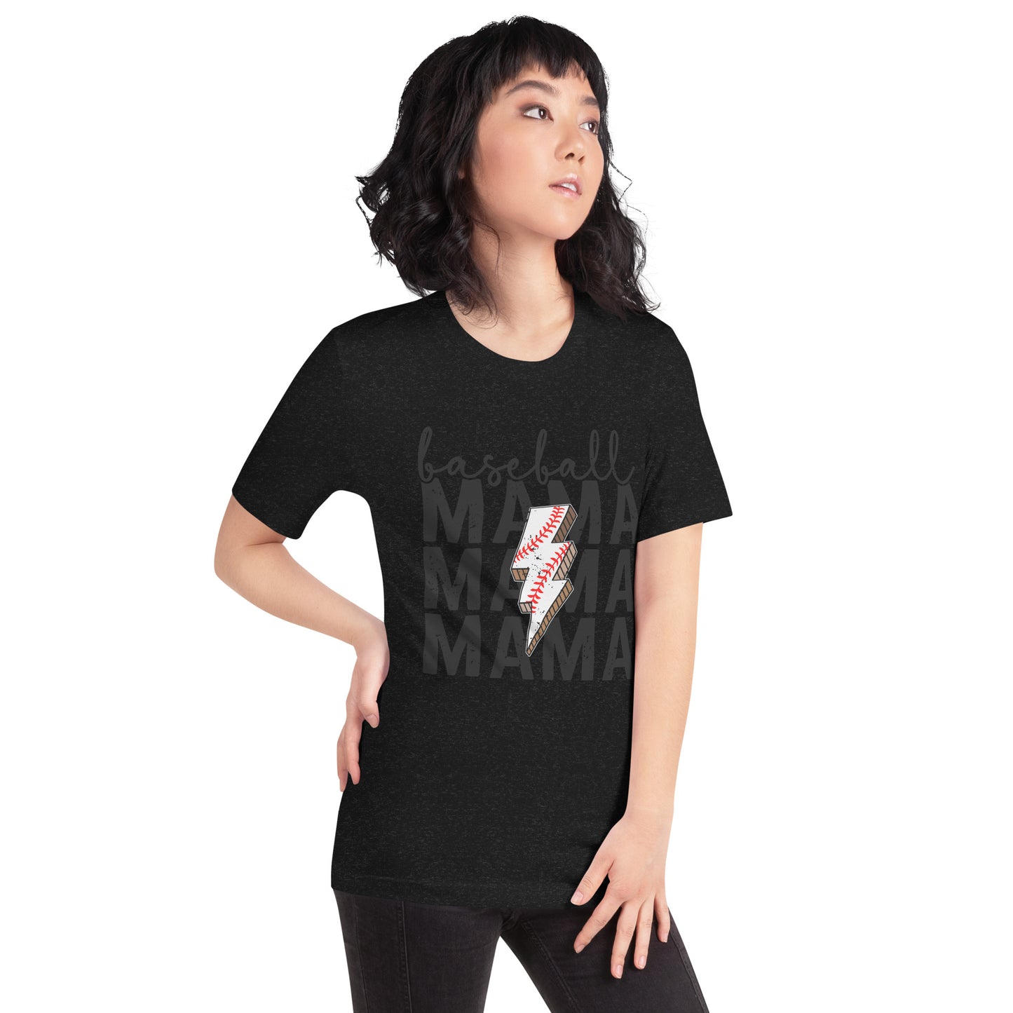 Baseball Mama Lightning Bolt t-shirt