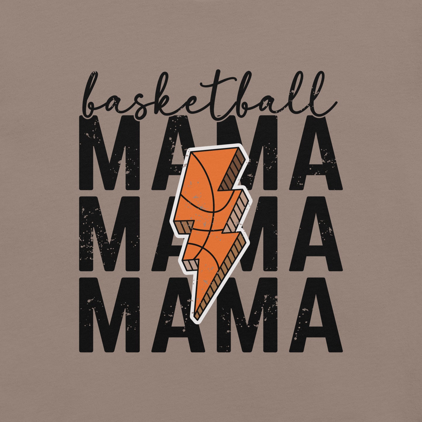 Basketball Mama Bolt  t-shirt